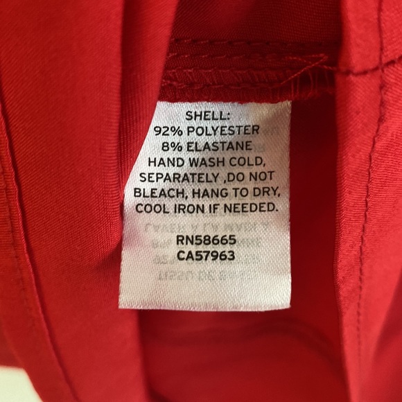 OPEN EDIT Cutout Detail Red Long-sleeve Blouse, Size XXS, NWT - Picture 11 of 12